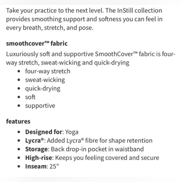 Lululemon Instill High-Rise Tight 25" Size 20 LW5DJTS EUC - Picture 12 of 13